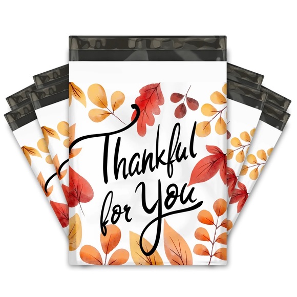 Thankful for You Poly Mailers 10x13 Pack of 25 - Picture 5 of 5